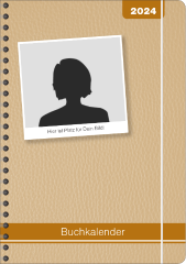 BK010 Buchkalender "Leder beige"