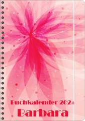 BK029 Buchkalender "Blume rot"