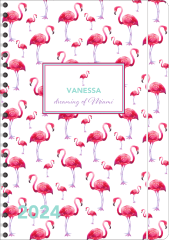 BK052 Buchkalender "Flamingo"