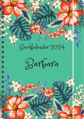BK057 Buchkalender "Blumen abstrakt 1"