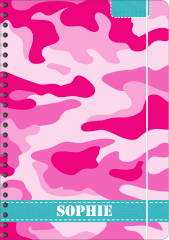 NB003 Notizbuch "Camouflage rosa"
