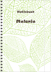 NB028 Notizbuch "Blätter"