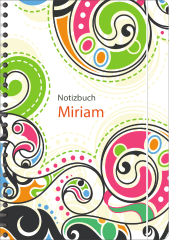 NB038 Notizbuch "Muster bunt"