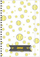 NB157 Notizbuch "Tennis 01"