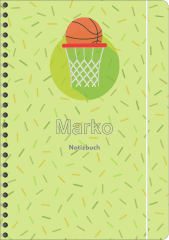 NB179 Notizbuch "Basketball 02"