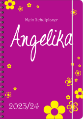 SP001 Schulplaner "lila Blumen"