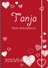 SP006 Schulplaner "Herzen"
