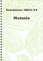 SP028 Schulplaner "Blätter"