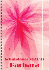 SP029 Schulplaner "Blume rot"