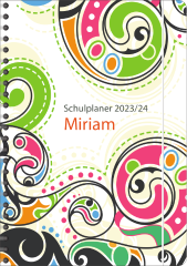 SP038 Schulplaner "Muster bunt"