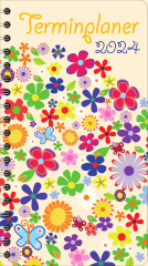 TPA6002 A6 lang Taschenkalender "Blumen"